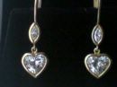 3 Ct Heart Shape Dia Earrings